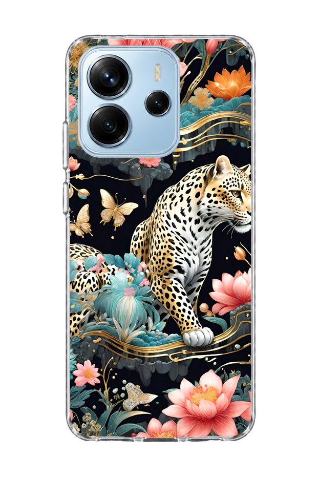 Redmi Note 14 4g Compatible Black Panther Printed Transparent Phone Case
