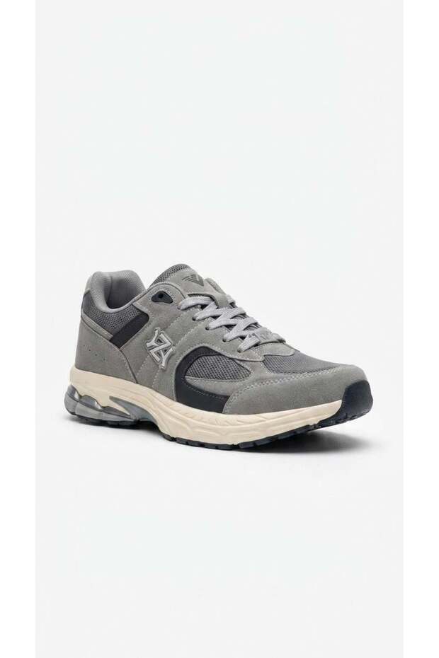 Grey-Navy Blue Men's Sports Shoes 024.3023