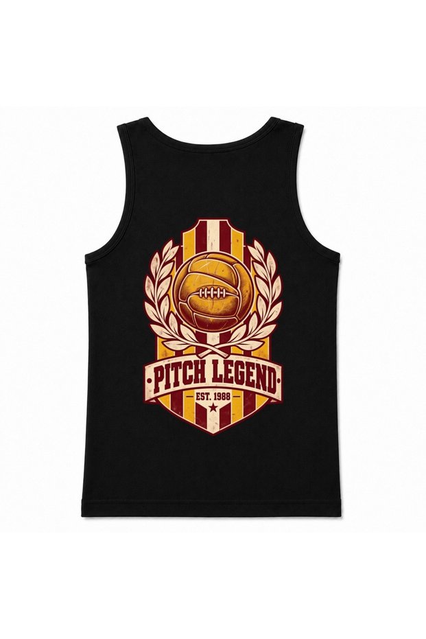 Pitch Legend – Vintage Football Heritage Back Print Tank Top