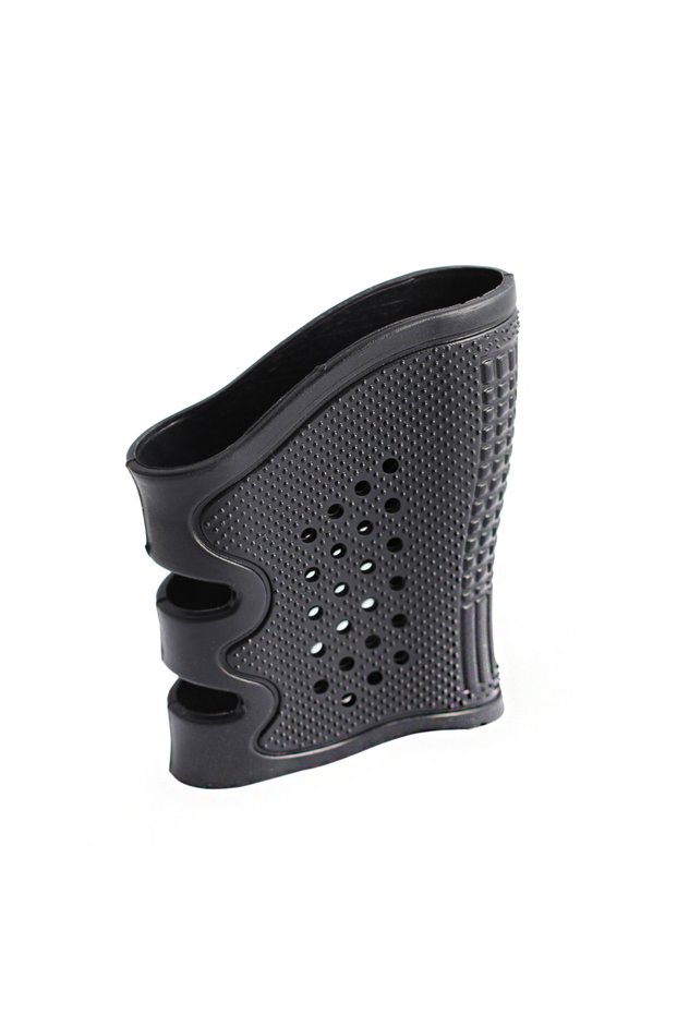 black Tactical Pistol Rubber Grip Anti Slip Glove For G17 19 20 21 22 23 31 32