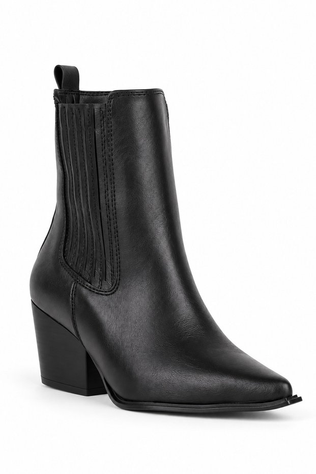 Velora Elastic Pointed Toe Women's Heeled Boots