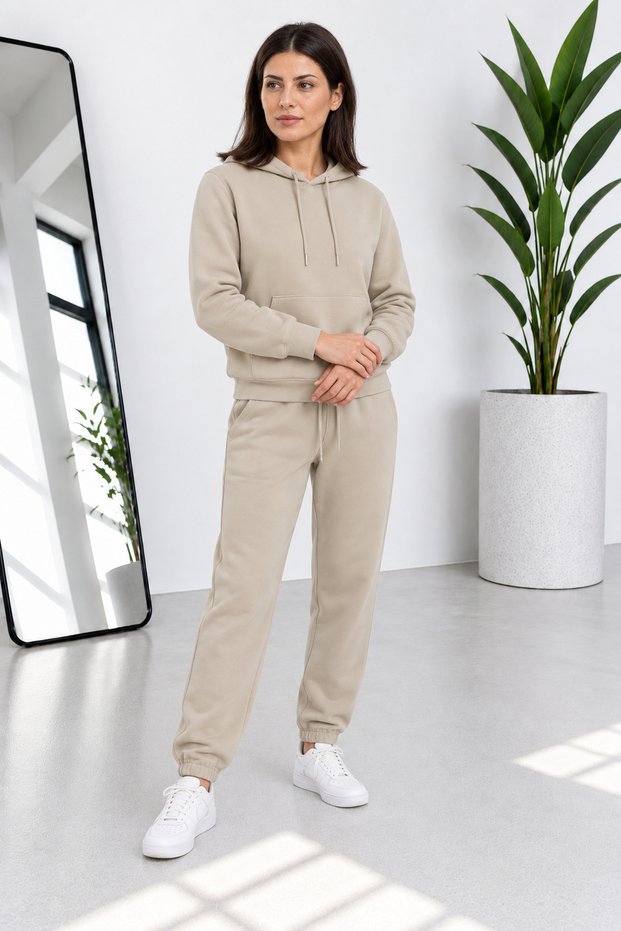 Premium Quality Comfortable Fit 3-Ply Cotton Hooded Sweat Suit