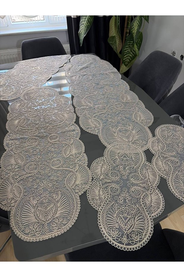 French Lace Luxury Tulle Laced Stylish Living Room Set