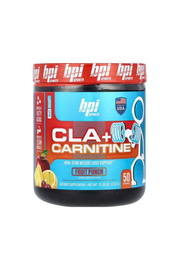 مكمل غذائي BPI CLA بلس كارنيتين - بنكهة الفواكه المختلطة / 370 جرام