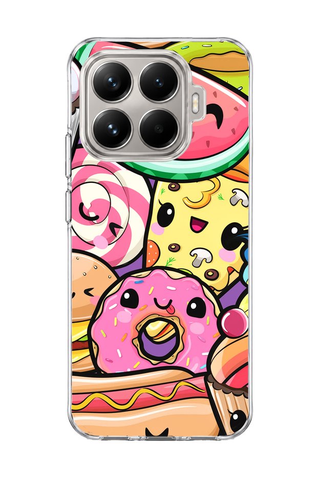 Mi 15t Pro Compatible Cute Watermelon Sweet Printed Transparent Phone Case