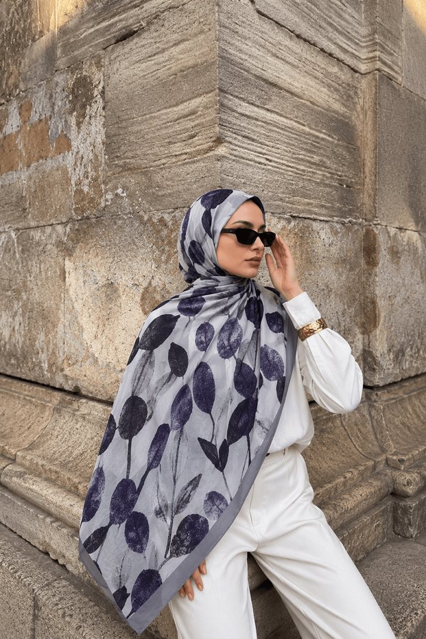 Dal Patterned Shawl - Lilac