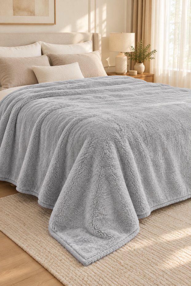 Double Welsoft Blanket 220X240 Large Size Blanket Soft Soft Textured