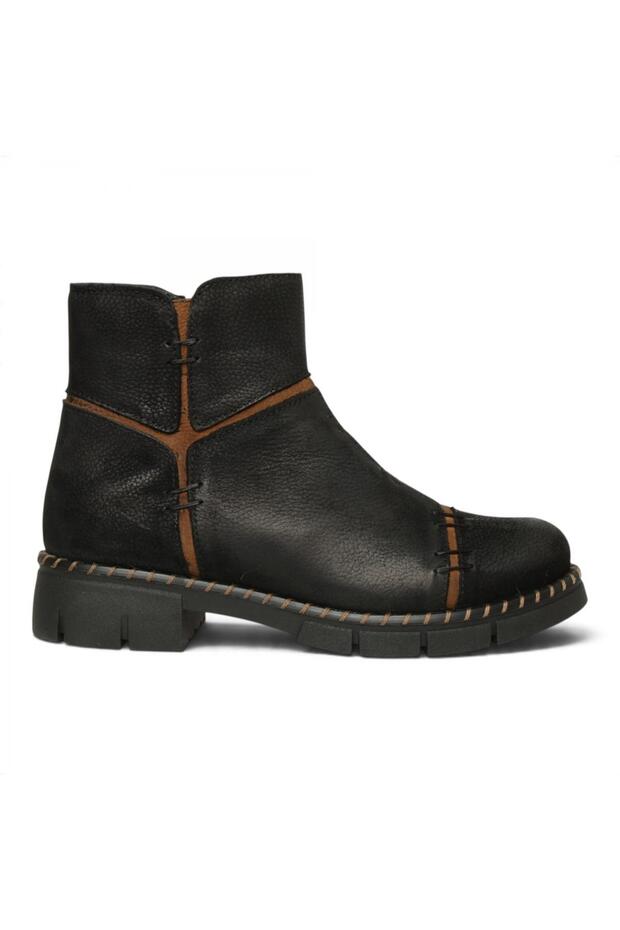 D26Kb-4000 Daily Nubuck Black Women's Boots