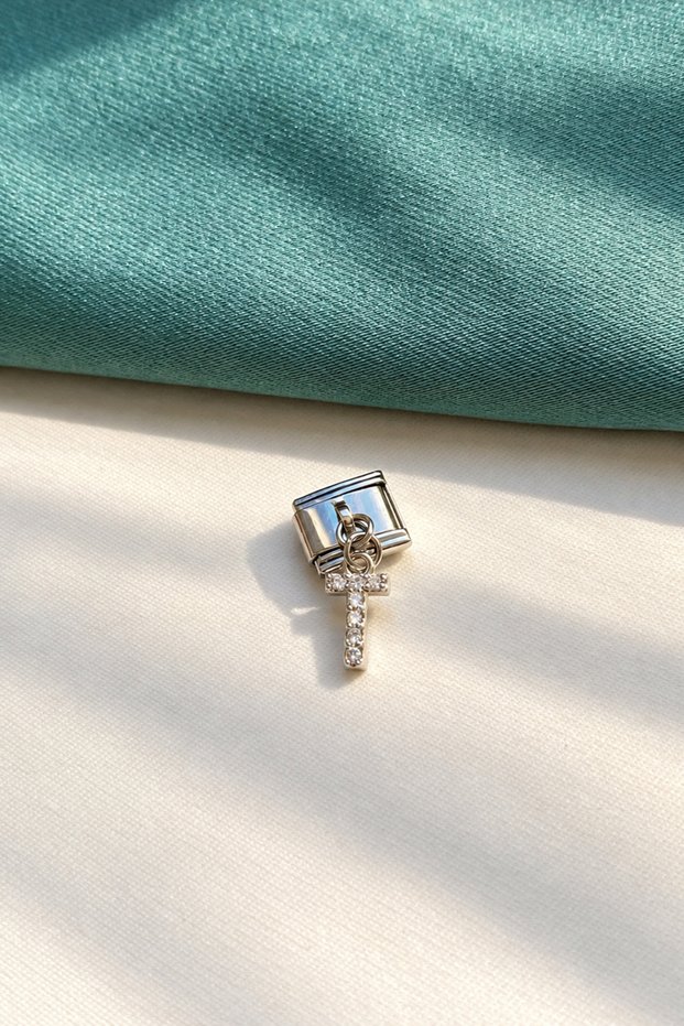 Italian Charm Bracelet Compatible Single Letter Charm