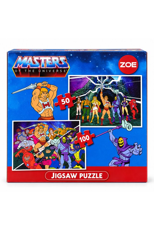 Masters of the Universe 50 + 100 Piece 2-Piece Puzzle Set