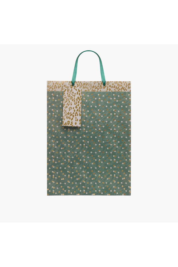 Dot Print Paper Gift Bag - Extra Large