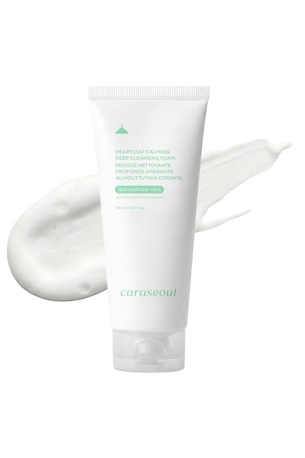 Heartleaf Cleansing Foam Soothing and Moisturizing Vegan Formula with Green Tea, Bha & Lha 150 ml