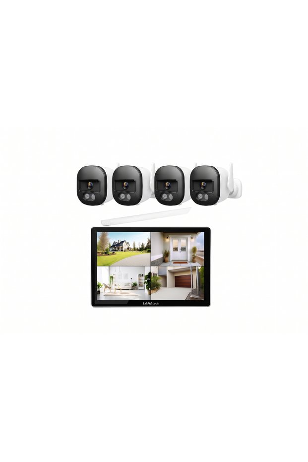 LAN010-IPC056 WIF 5M CLR MI NVR 1+4BT KIT