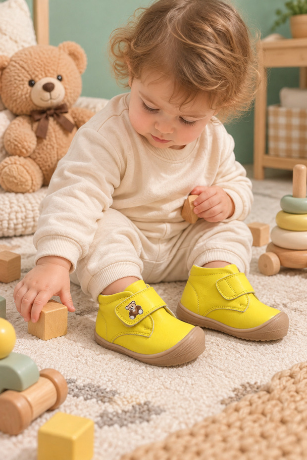 First Step Shoes Leather Baby Shoes Orthopedic Baby Shoes Lightweight Baby Leather Boots