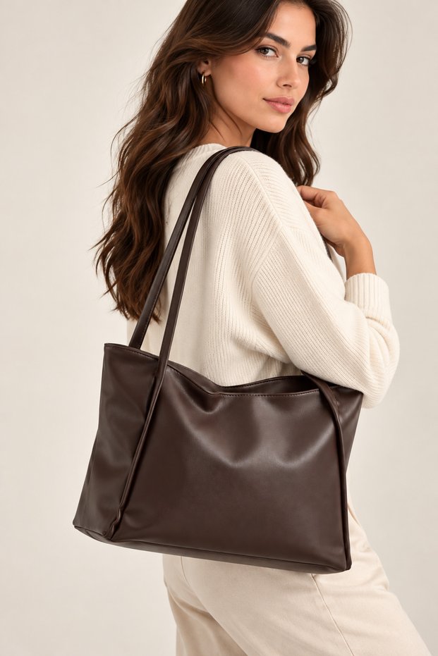 Women's Faux Leather Shoulder Bag