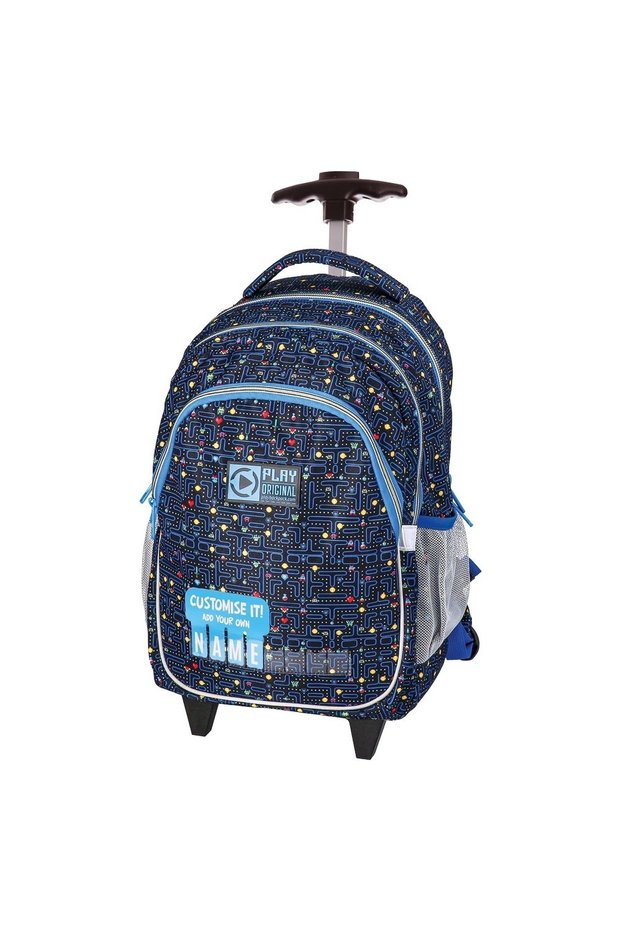 Trolley Run Navy Blue Wheeled Backpack 160313