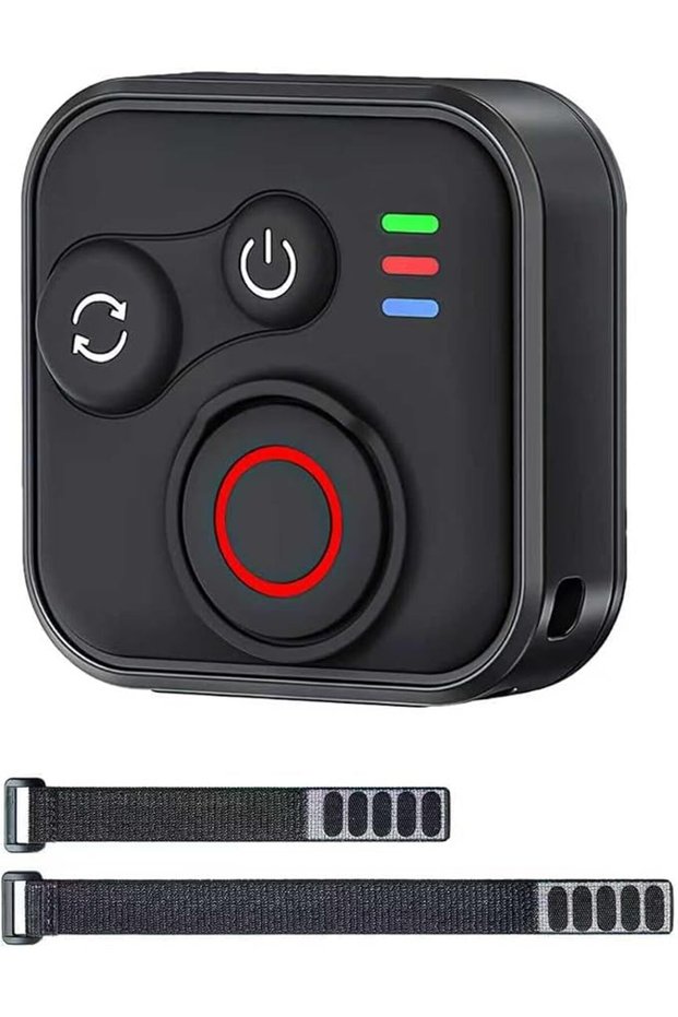 جهاز تحكم عن بعد بتقنية البلوتوث لـ lnsta360 Ace Pro/لـ GoPro/الهاتف المحمول، وحدة تحكم ذكية صغيرة للتصوير C
