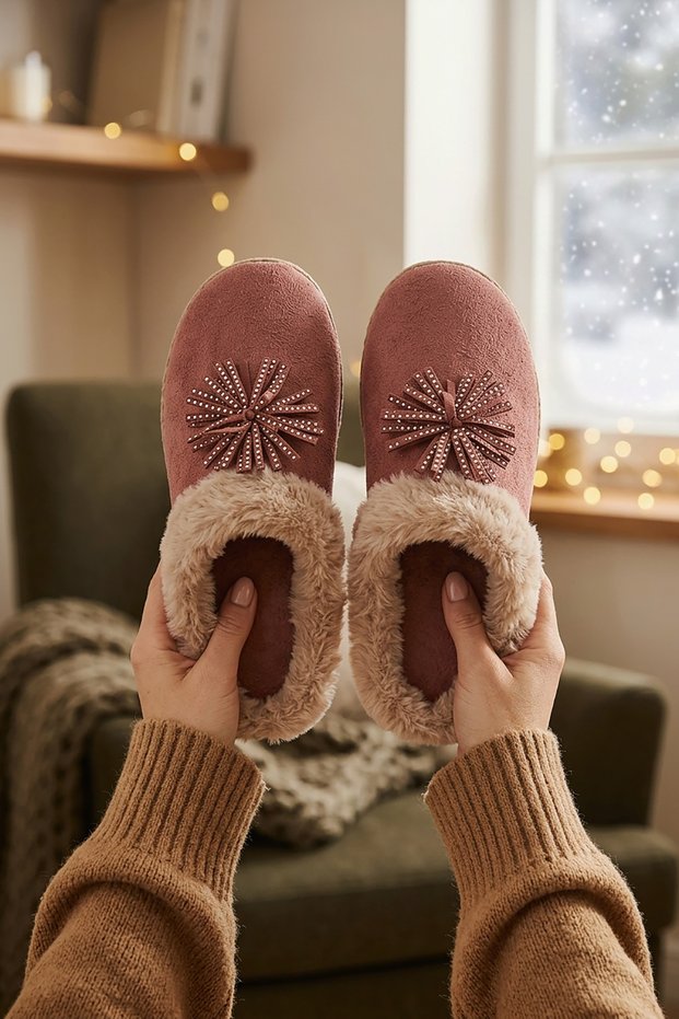 Women's Winter Slippers Furry Soft Casual Guest Dowry House Slippers