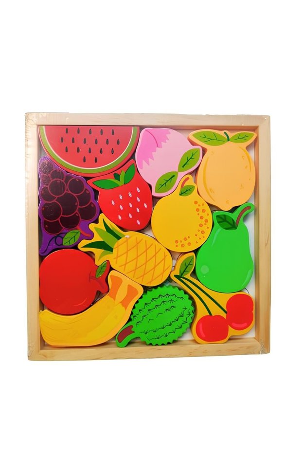 Ahşap 3D Yapboz Puzzle Sebzeler