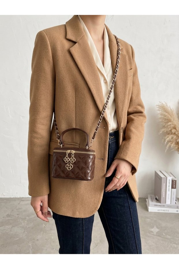 Box Style Hand and Shoulder Bag