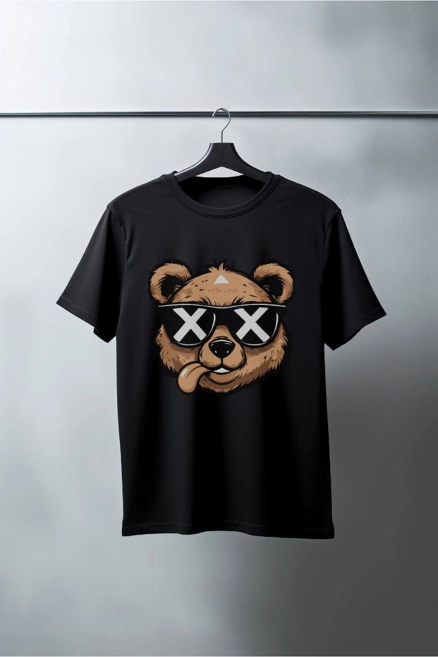 Unisex Oversize 24/1 Combed Cotton Dtf Printed T-Shirt - Dtf191