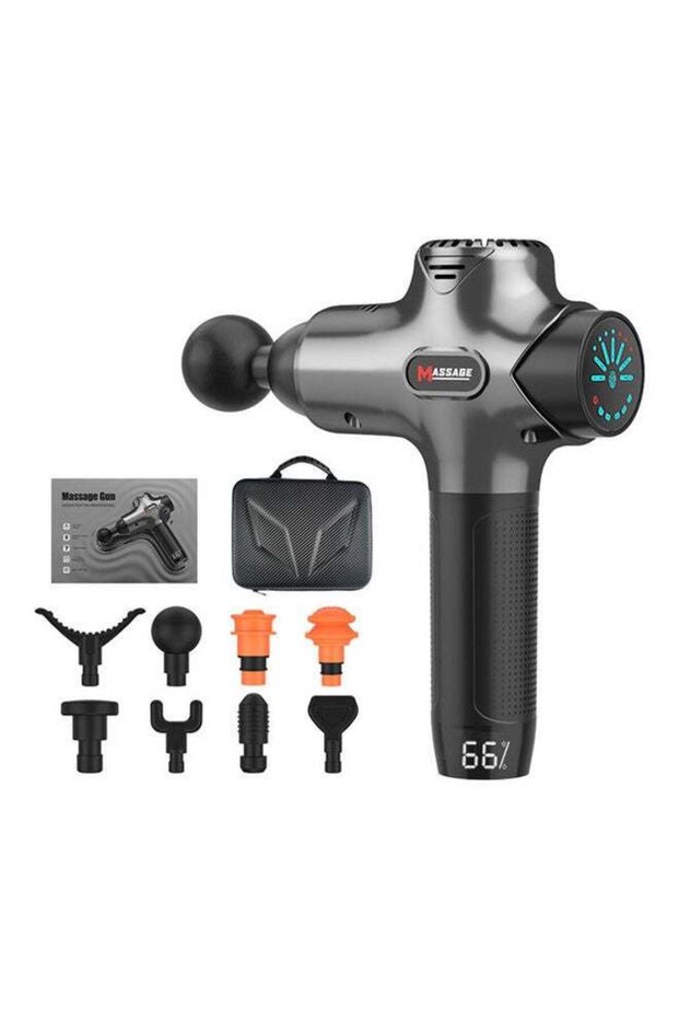 Vibration Fitness, Muscle Massager, 8 Heads, 7 Speed Levels, 24-Hour Battery Life