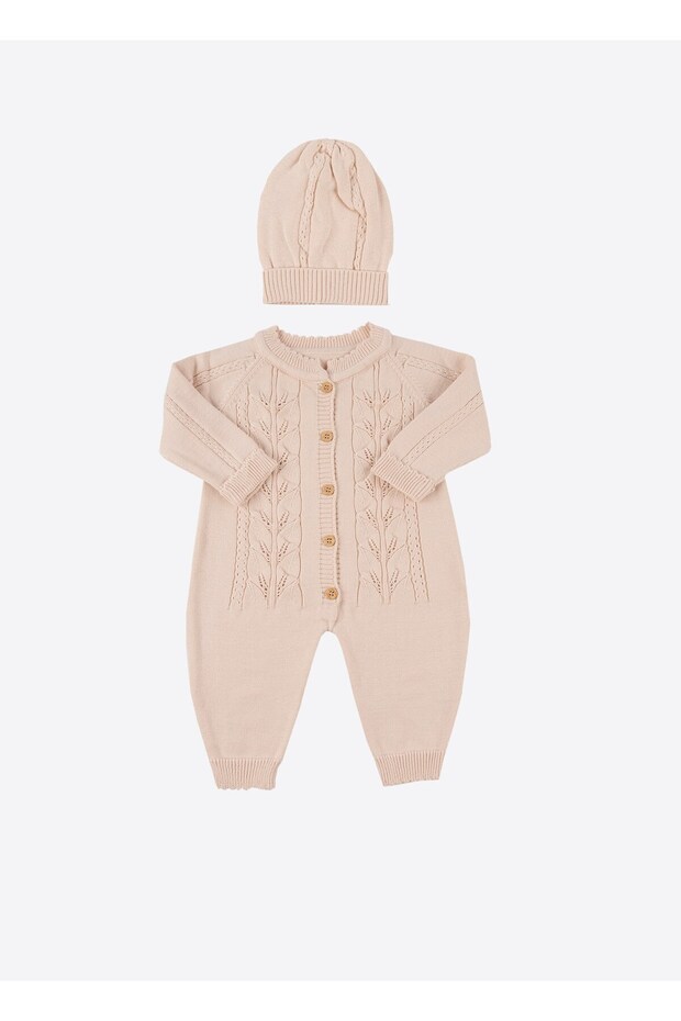 Lennon Knitwear Jumpsuit Beige