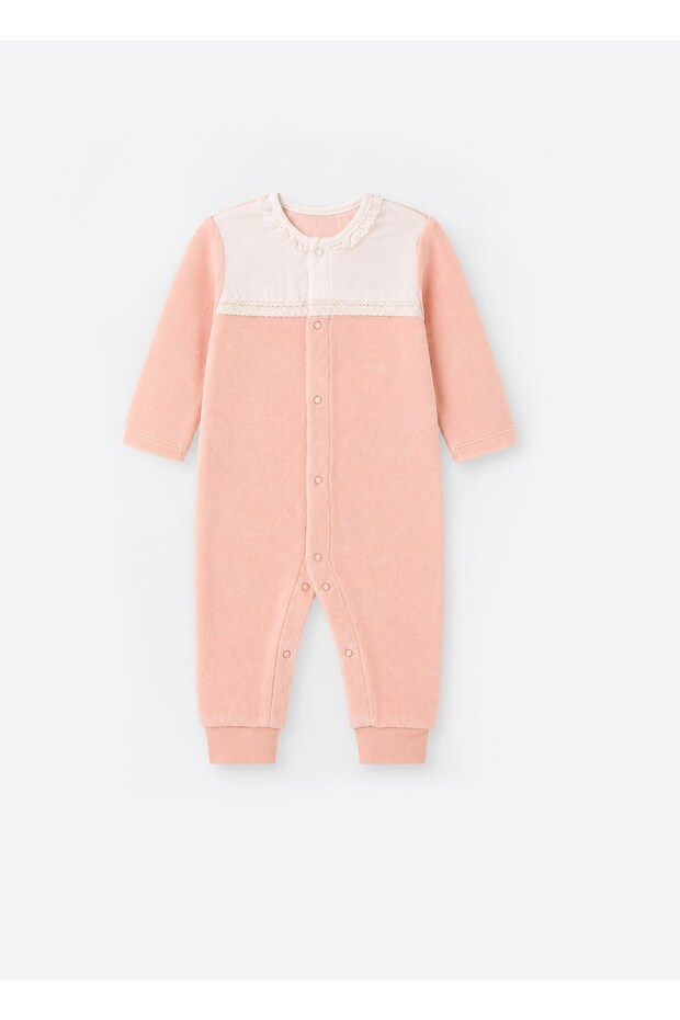 Organic Lady Jumpsuit Without Booties Pink