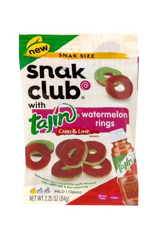 Tajin Chili & Lime Seasoned Watermelon Rings 64g