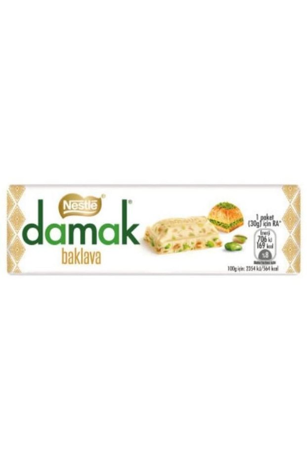 Baklava White Chocolate Pistachio 30g