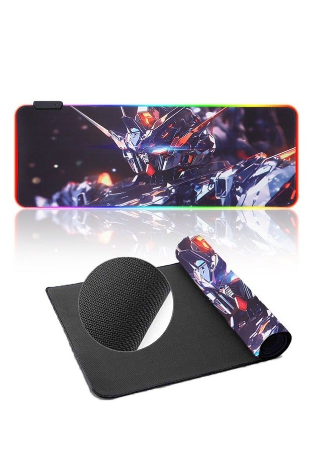 Game RGB Keyboard Mouse Pad, Made Of Natural Rubber.Size:400mm*900mm*3mm