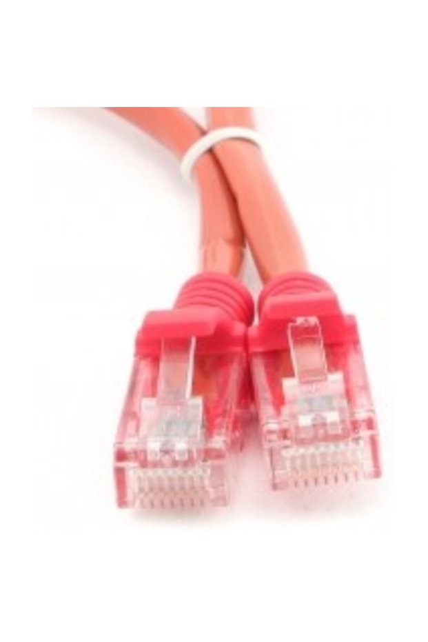 Cablu patch RJ45, cat.5e, UTP, 1m, roșu