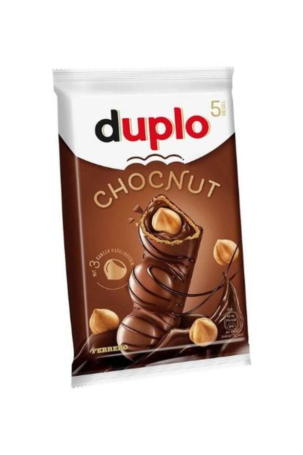 Duplo Chocnut Milk Chocolate Bars with Whole Hazelnuts - 5 x 26g
