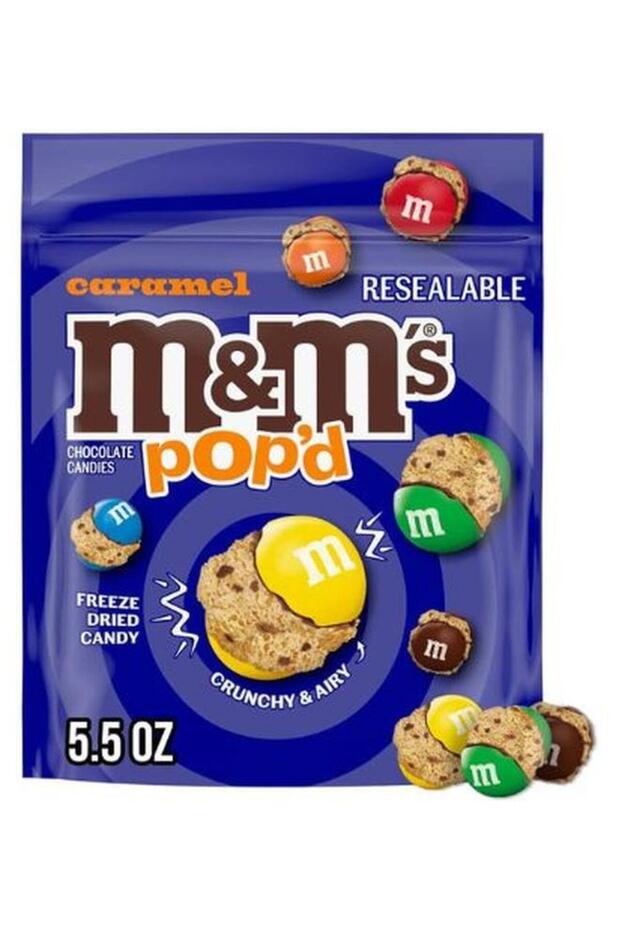 Pop'd Caramel Crunchy Freeze Dried Chocolate Candy 155g
