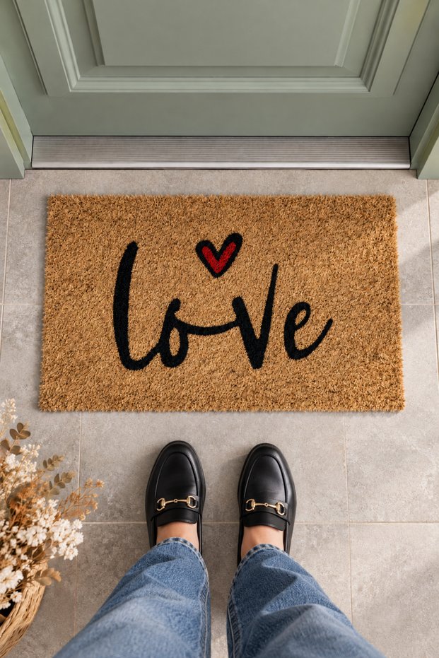 Coco Paspas Coconut Fiber Door Mat Bristle Door Mat 40X60