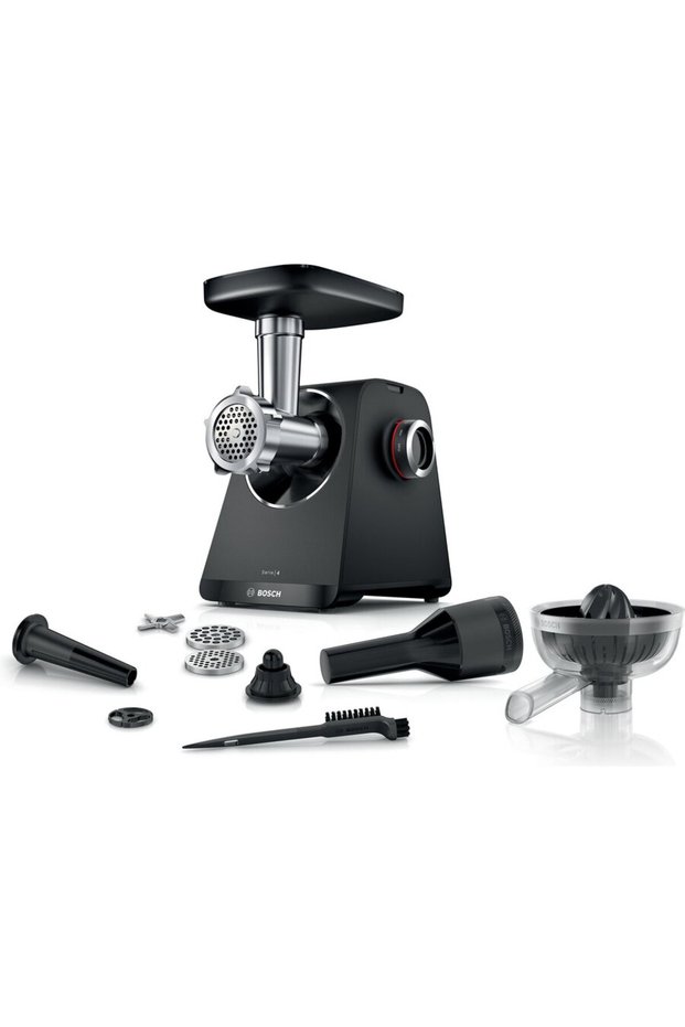 Meat grinder MFWS430B, 3 sieves, reverse function, Black