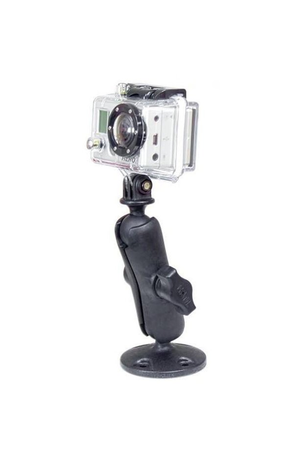 RAM® Composite Drill Stand with Universal Action Camera Adapter