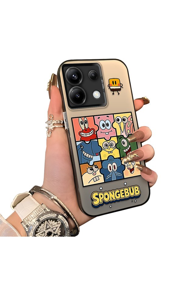 Redmi Note 13 Pro 5g Compatible Puzzle Character Collage Pattern Phone Case Shockproof