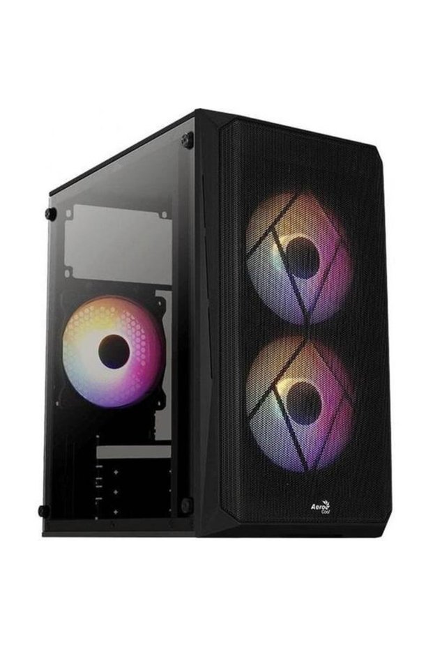 CS-107 V2 Case, Mini Tower, Plexiglass, Black
