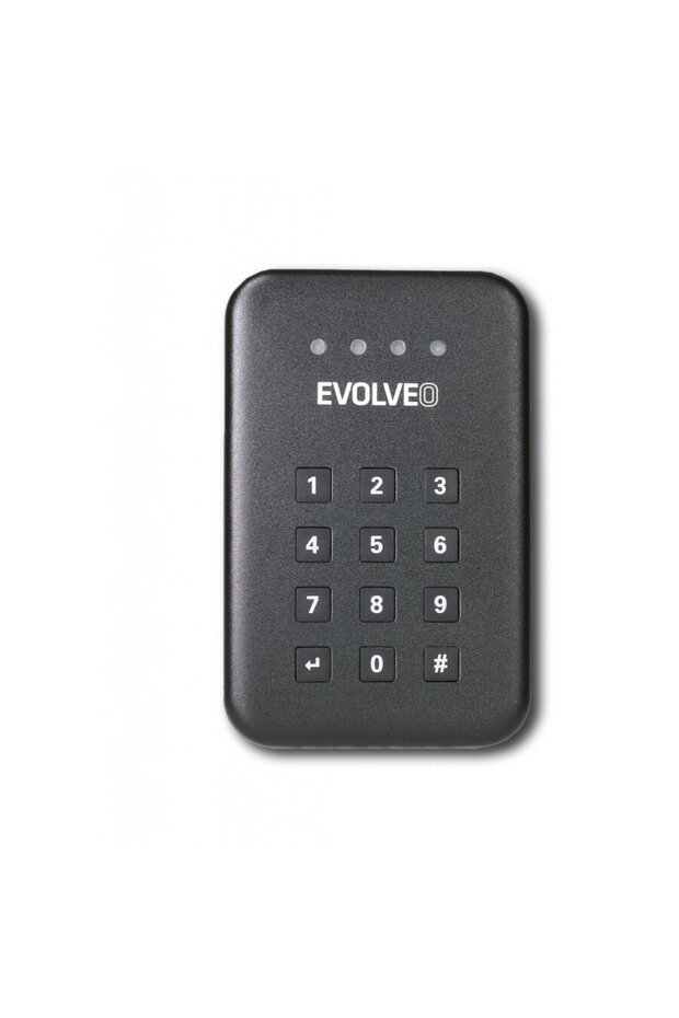 Carcasă externă pentru HDD, 2.5 ", cu criptare, USB 3.0