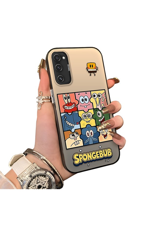 Samsung Galaxy S20 Fe 4G/5G Compatible Puzzle Character Collage Pattern Phone Case Shockproof