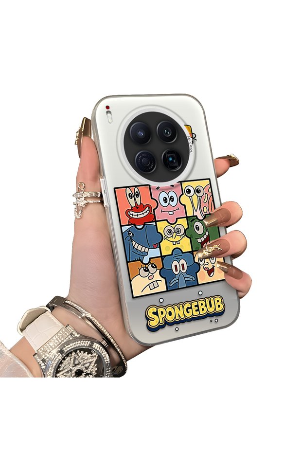 Tecno Camon 40 Premier Compatible Puzzle Character Collage Patterned Phone Case Shockproof