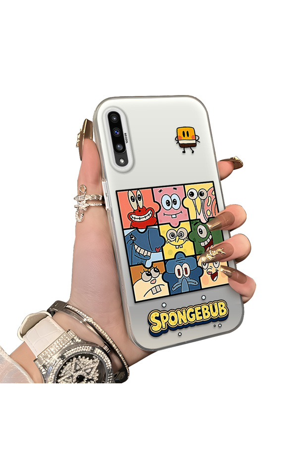 Samsung Galaxy A50/A50S/A30S Compatible Puzzle Character Collage Pattern Phone Case Shockproof