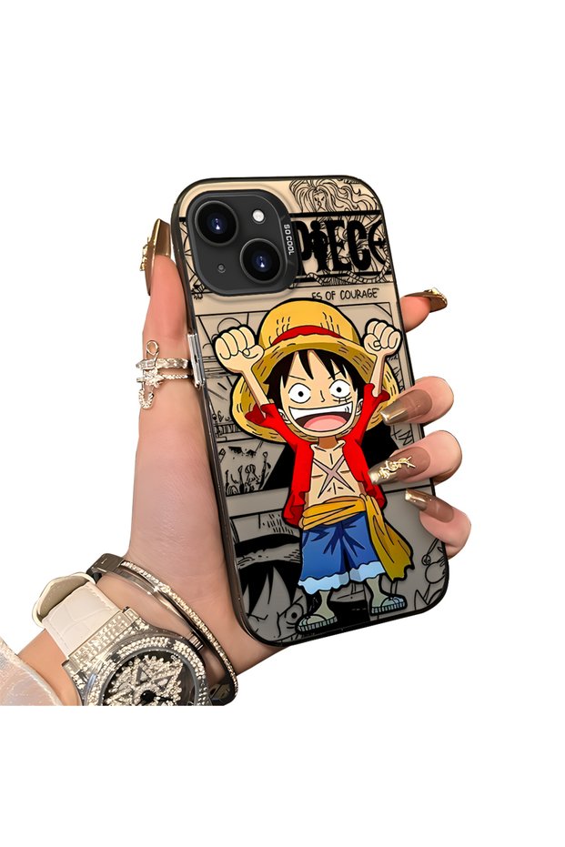 iPhone 15 Plus/14 Plus Compatible Funny Character Printed Back Cover Phone Case Precise Cutting