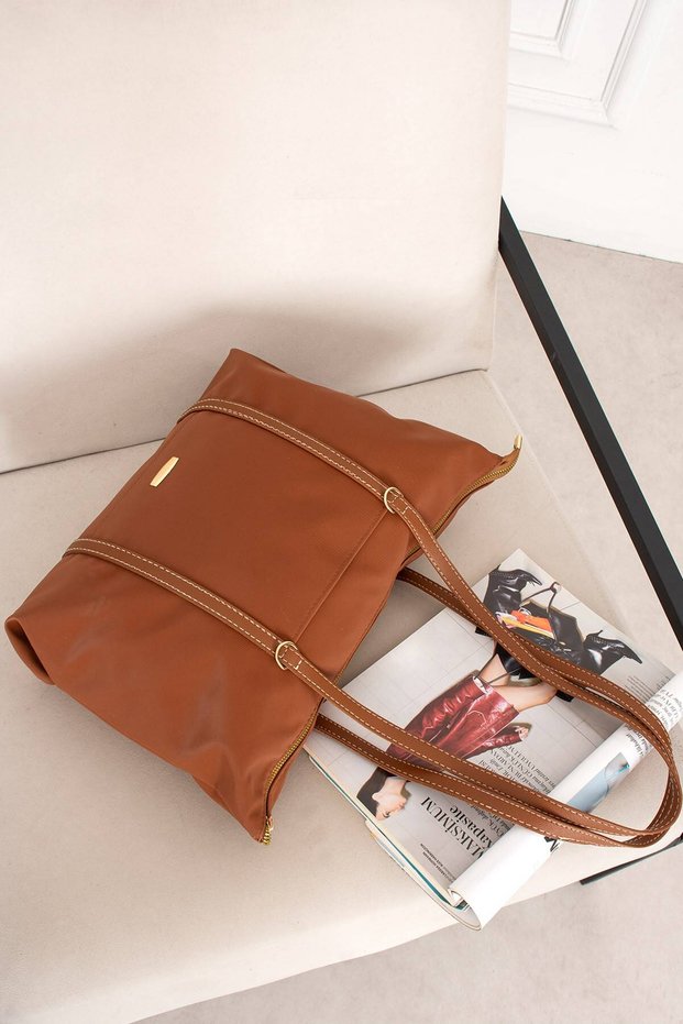 Megan Zippered Large Size Daily Women's Shoulder and Shoulder Bag