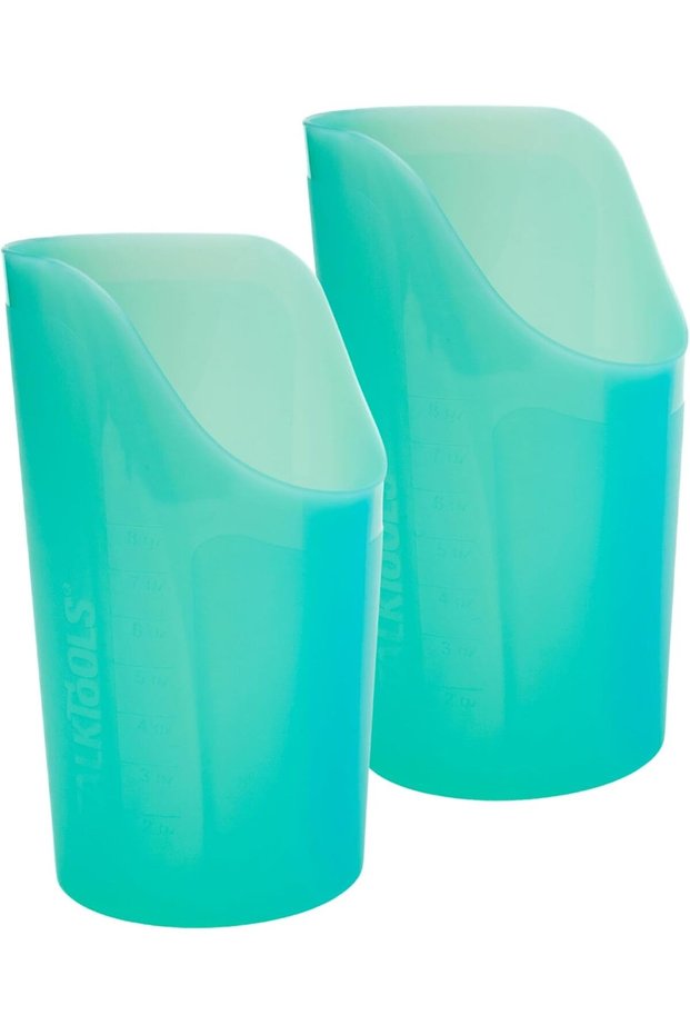 CutOut Nosey Cups for Adults - Drinking Glass for Stable & Fixed Position, Special Drinking Cups 8 OZ, Therapy Training Cups (Green, 8 oz)