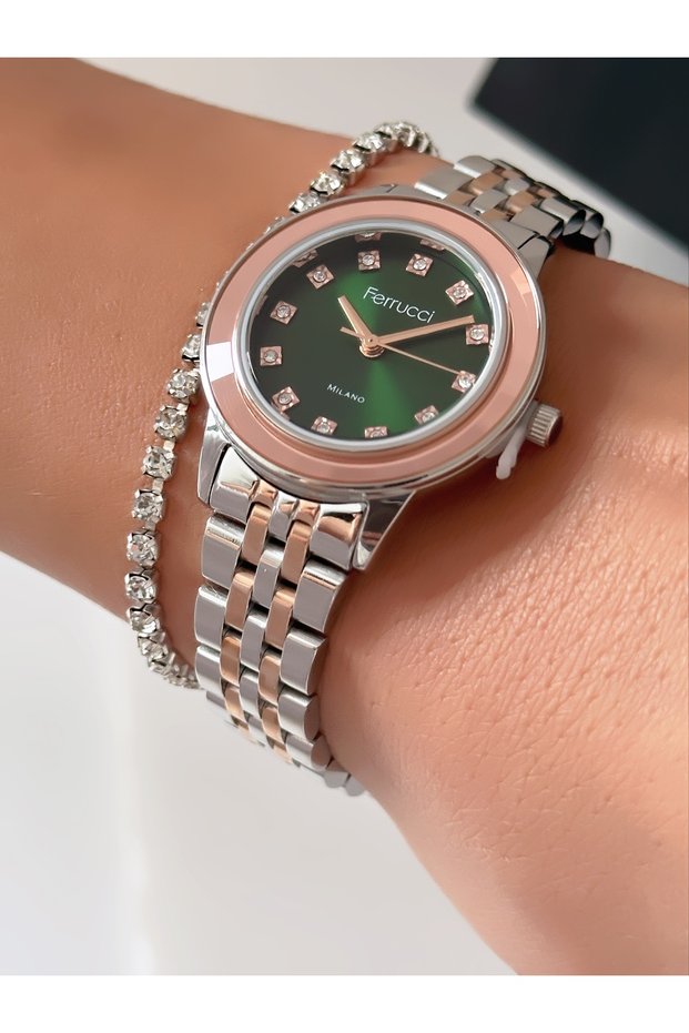 Steel Strap 2 Year Warranty 3 Atm Waterproof Women's Wristwatch + Bracelet Gift