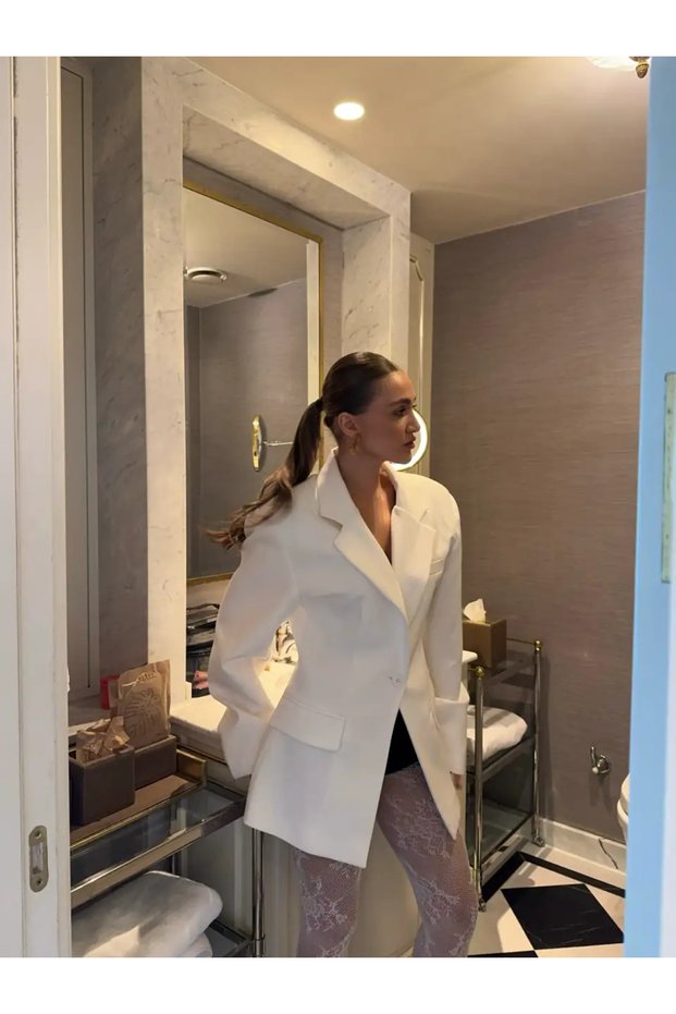 Premium Waist-Length Blazer Jacket