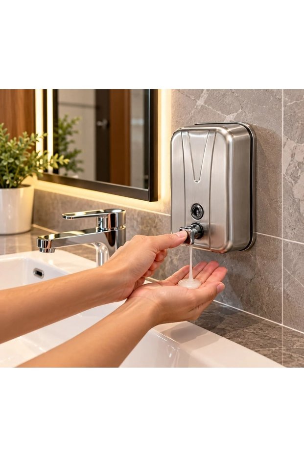 Liquid Soap Dispenser Matte Brass Pump 500 ml Acar 13424
