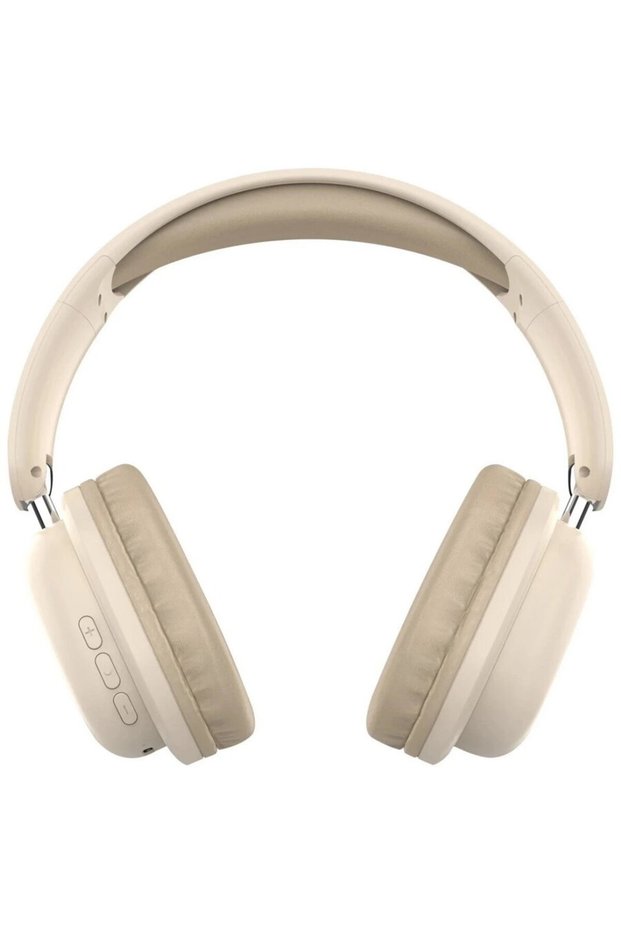 Casti Bluetooth FreeMotion B640, 22 ore timp de functionare, Bej